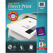 Avery Direct Print Collating Custom Dividers, 8-Tab, 24/Sets