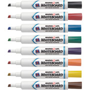 Avery Marks-A-Lot Dry-Erase Markers, Chisel Tip, Assorted, 8/Pack