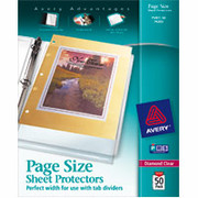 Avery Page-Size Sheet Protectors, Diamond Clear