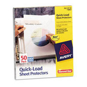 Avery Quick-Load Sheet Protectors, Diamond Clear, 50/Pack
