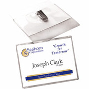 Avery Top Loading Clip Style Name Badges, 3" x 4"