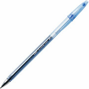 BIC Cristal Gel-Ink Roller Pen, Medium Point, Blue, Dozen