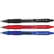 BIC Velocity Retractable Gel-Ink Roller Pens, Medium Point, Assorted, 4/Pack
