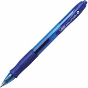 BIC Velocity Retractable Gel-Ink Roller Pens, Medium Point, Blue, Dozen