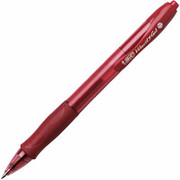 BIC Velocity Retractable Gel-Ink Roller Pens, Medium Point, Red, Dozen