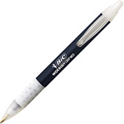 BIC Widebody Retractable Ballpoint Pens, Medium Point, Black, Dozen