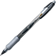 BIC Z4+ Rollerball Pens, Fine Point, Black, Dozen
