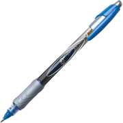 BIC Z4+ Rollerball Pens, Fine Point, Blue, Dozen