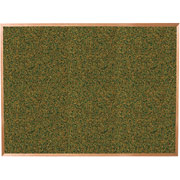 Balt 3x4 Green Splash Cork Board with Oak Trim