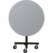 Balt Pneu-Flip Table, Gray Table