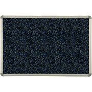 Balt Rubber Tak Bulletin Board with Euro Trim Frame, 3x4, Blue
