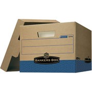 Bankers Box Maximum-Strength 100% Recycled R-Kive Storage Boxes, 4/Pack