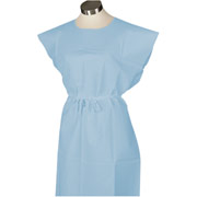 Banta Encore Tissue-Poly Patient Gown, blue 30"x42"