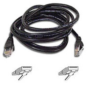 Belkin Cat 5 Snagless Patch Cable, 25' - Black