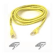 Belkin Cat5 Patch RJ45 Snagless Molded Cable, 25', Yellow