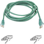 Belkin RJ45 FastCAT 5e Patch Cable, Snagless Molded, Green 100'