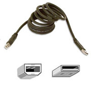 Belkin USB Pro Series A/B Device Cable, 3'