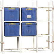 Bin Warehouse Storage System, 12-Tote Model
