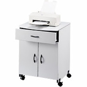 Buddy Laser Printer/Copier Stand with Drawer, Gray