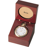 Bulova Ashton Solid Wood Clock