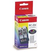 Canon BC-21e Black/Color Ink Cartridges, 2/Pack