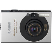 Canon PowerShot SD1000 Digital Camera, Black