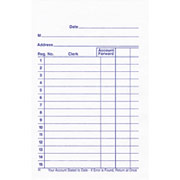 Carbonless Sales Order Form Books, 3-11/32" x 5-5/8", 2 Part