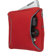 Case Logic Laptop Sleeve with Power Pocket, Red