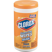 Clorox Disinfecting Wipes Orange Scent 75/Tub