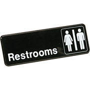 Contemporary Sign, Restrooms