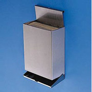 Convertible Sanitary Napkin Receptacle, 8" x 4" x 11", Stainless Steel
