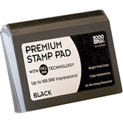 Cosco 2000 Plus Gel-Based Stamp Pad, Black, #1- 2 3/4" x 4 1/4"