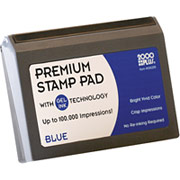 Cosco 2000 Plus Gel-Based Stamp Pad, Blue, #1- 2 3/4" x 4 1/4"