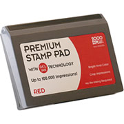 Cosco 2000 Plus Gel-Based Stamp Pad, Red, #2- 3 1/8" x 6 1/16"