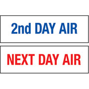 Cosco Accu-Stamp Two-Color Dual Message Stamps, "NEXT DAY AIR/2nd DAY AIR"