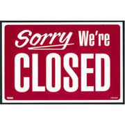 Cosco Open/Closed Sign, 8" x 12"