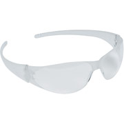 Crews, Inc. CheckMate Safety Glasses, Uncoated Clear Lens, Clear Frame