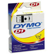 DYMO 1/2" D1 Label Maker Tape, Blue on White