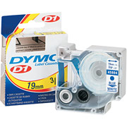 DYMO 3/4" D1 Label Maker Tape, Blue on White