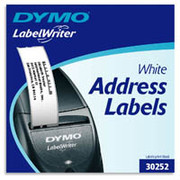 DYMO LabelWriter Address Labels, 1-1/8" x 3-1/2", White