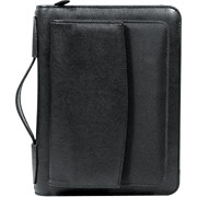 Day-Timer Briefcase Binder Starter Set, Zip Closure, Black, Desk Size