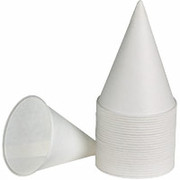 Disposable Cone Cups, 4-oz.