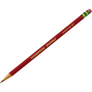 Dixon Ticonderoga Pre-sharpened Erasable Colored Pencils, Red, Dozen