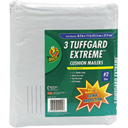 Duck Tuffgard Extreme Tamper Resistant Bubble Mailers, #1, 7-1/4" x 11"