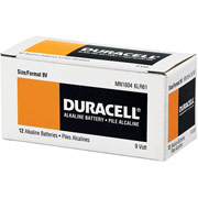 Duracell 9-Volt Alkaline Batteries, 48/Pack