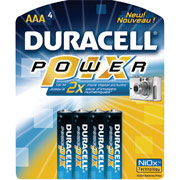 Duracell PowerPix AAA Digital Camera Batteries, 4/Pack