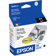 Epson T043120 Black Ink Cartridge, High Yield