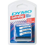 Esselte Dymo Tape Starter Kit, 1/2" Paper, Plastic, Metallic Tapes