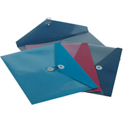 Esselte ViewFront Poly Envelope with Pocket, Assorted Color Envelopes, Letter Size, Each