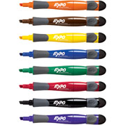 Expo Grip Chisel Tip Dry-Erase Markers, Assorted, 8 Pack